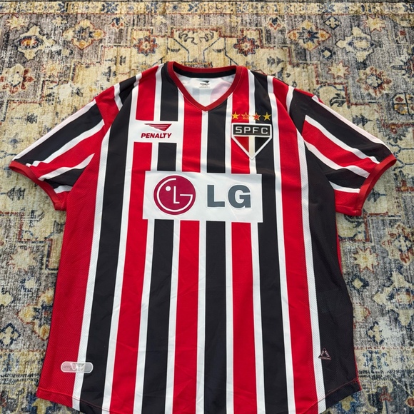 Vintage LG Classic vertical stripe jersey from the early 2000s. Size XL - Picture 1 of 6